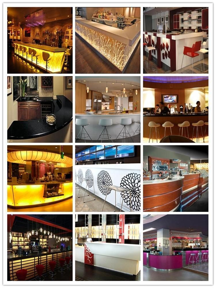Commercial Wine Bar Counter Design Lighting Small Juice Bar Counters