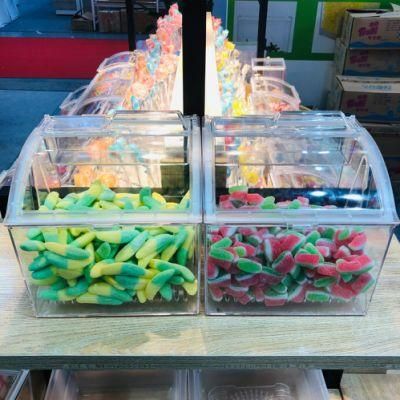 Hot Sale Cereal Food Container Candy Nuts Box Bulk Food Bin Storage Bins Scoop Bin Candy Storage Container for Shop