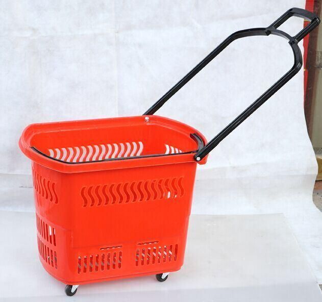 Plastic Shopping Roller Basket (JT-AL-1)