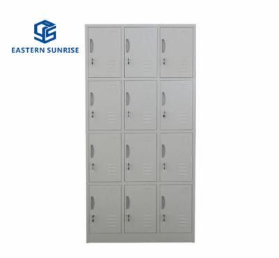 12 Doors Metal Locker for Staff/School/Home/Gym/Supermarket