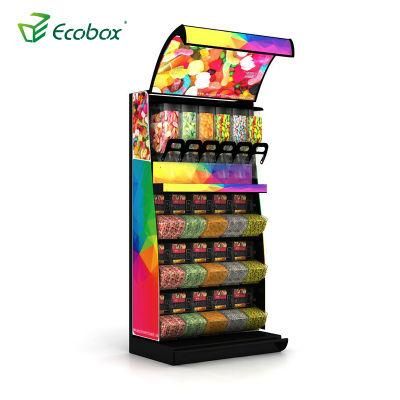 Ecobox Bulk Food Display Iron Shelf for Supermarket or Retail Shop