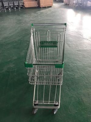 Asian Style Grocery Shopping Cart Supermarket Shopping Trolley