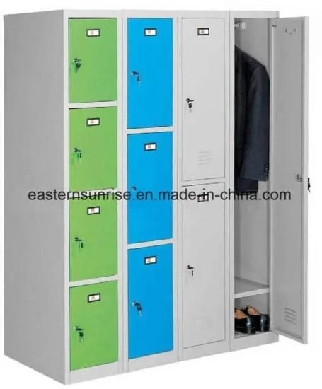 Single Door Metal Storage Cabinet / Office Use Steel Locker