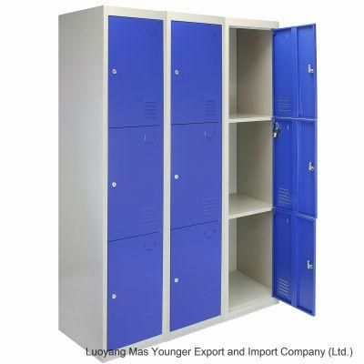 School Storage Wardrobe 9 Door Locker for Sale