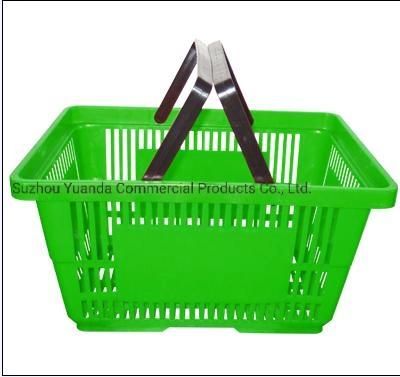 Wholesale Supermarket New PP Material Plastic Hand Shopping Basket