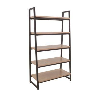 T Style Supermarket Wooden Plant Display Stand Shelf for Shop