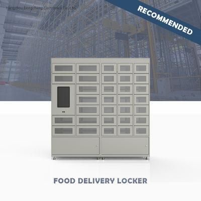 Intelligent Electronic Safe Qualitative Food Delivery Cabinet Locker with Safe UV Lights