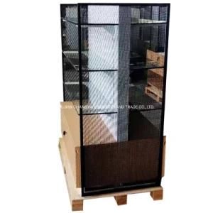 CY047-China Manufactured Customized Modern Designed Metal Frame Acrylic Wooden Supermarket Retail Display Shelf