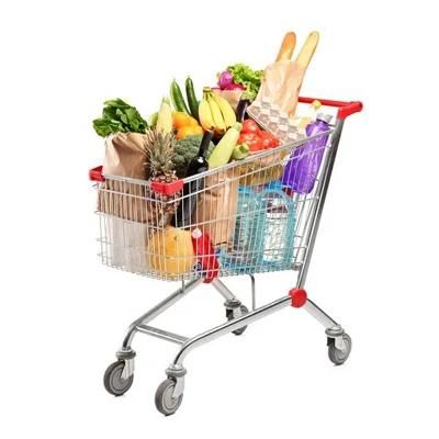 China Supermarket Rolling Cart Trolley Shopping