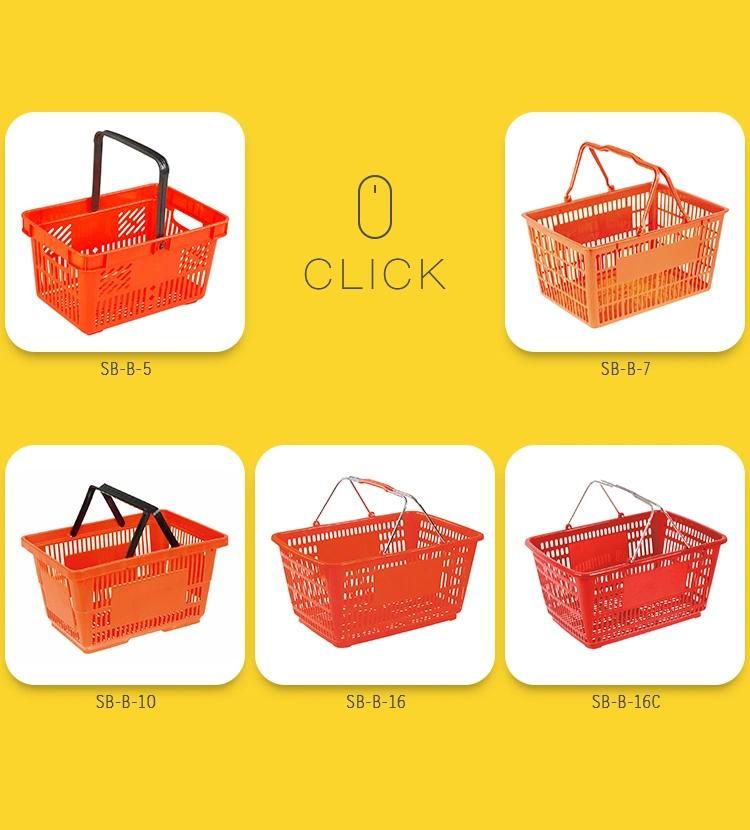 2 Tiers 40L Convenience Store Small Supermarket Trolley Shopping Cart