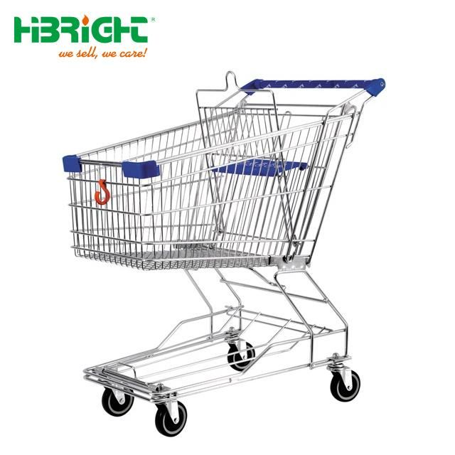 Large Metal Supermarket Shopping Cart Trolley