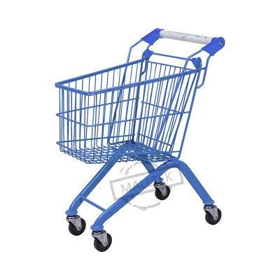 Wholesale Steel Material Small Size Shopping Trolley for Kids