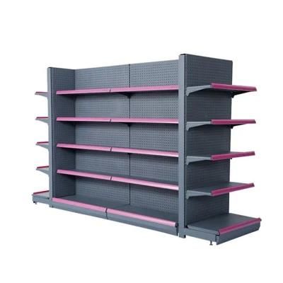 High Quality Metal Grocery Store Gondola Shelf Size and Color Can Be Customized