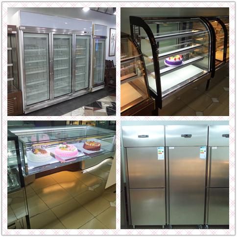 Commercial Tabletop High-Class Ice Cream Gelato Showcase Refrigerator
