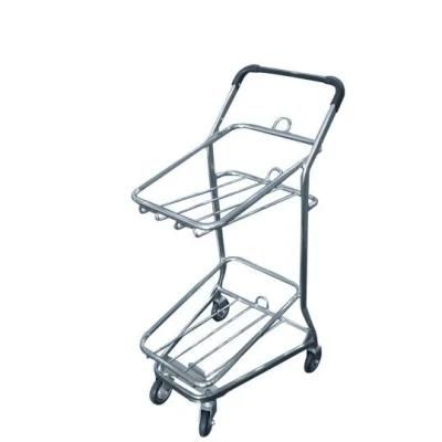 Asian Shopping Cart Double Deck Shopping Basket