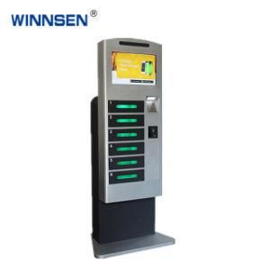 Phone Charging Station Bill Operated Cell Phone Locker with Big Touch Screen