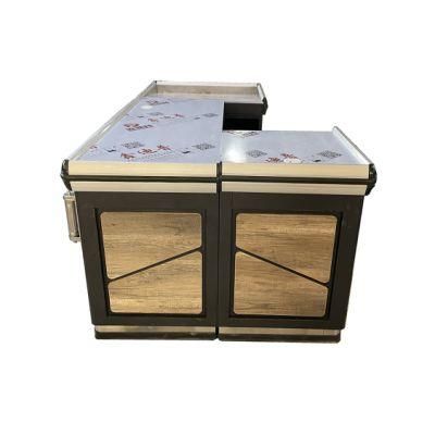 Hot Sale Supermarket Cashier Counter Set Retail Shop Design Cashier Counter