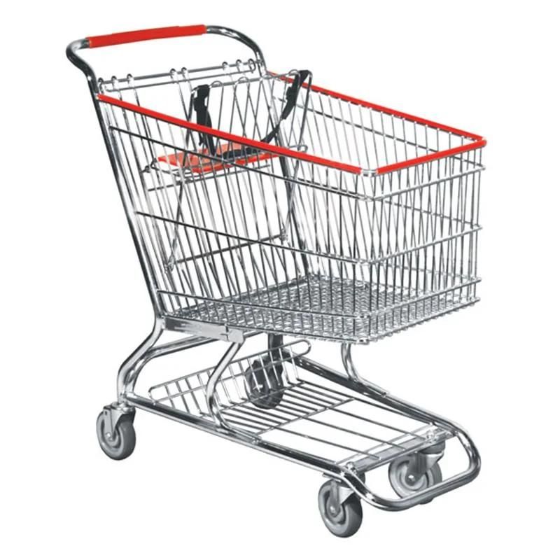 Fashion Supermarket Hand Trolleys Shopping Cart Decoration