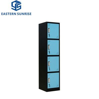 Hot Selling 4 Door Metal Locker Storage Locker Cabinet for Gym School Storage