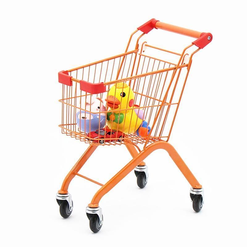 Metal Portable Foldable Shopping Trolley Folding Shopping Trolley