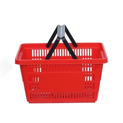 26L Wholesale Lightweight Foldable Shopping Basket Folding Fabric Vehicle Ice Basket for Outdoor Fruit Basket Picnic Tote