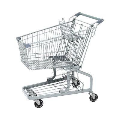 Wholesale Supermarket Shopping Metal OEM Trolley with Belt