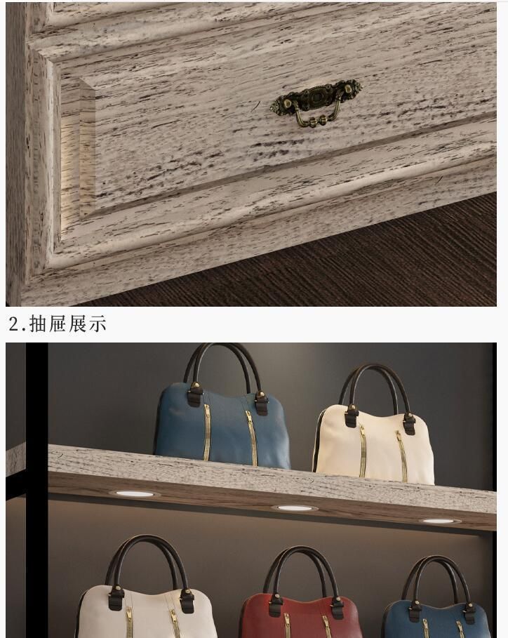 Woman Handbag Shop Design Handbag Store Display Furniture Design for Decoration