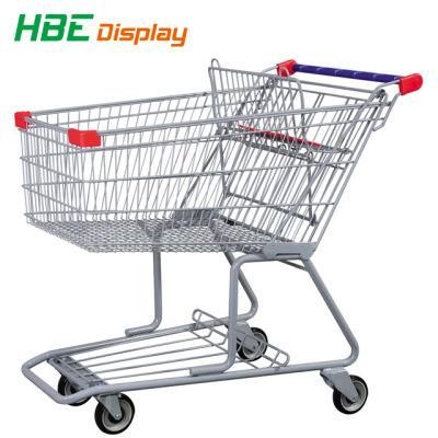 Buy Supermarket Equipment Stand Large Space Metal Supermarket Shopping Cart