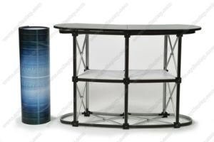 Outdoor Aluminum Exhibition Advertising Display Show Pop up Promotion Counter Table