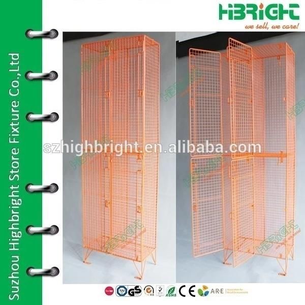 One Door Zincification Cloth Storage Cabinet Metal Locker