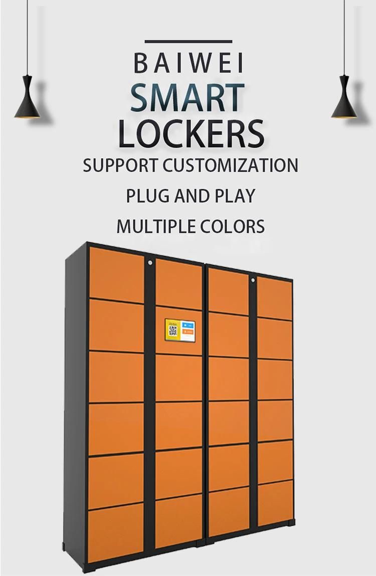 Fingerprint Identification Steel Automatic Locker Metal Electronic Cabinet Digital Locker