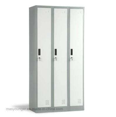 Gray Powder Coating Metal Storage Locker