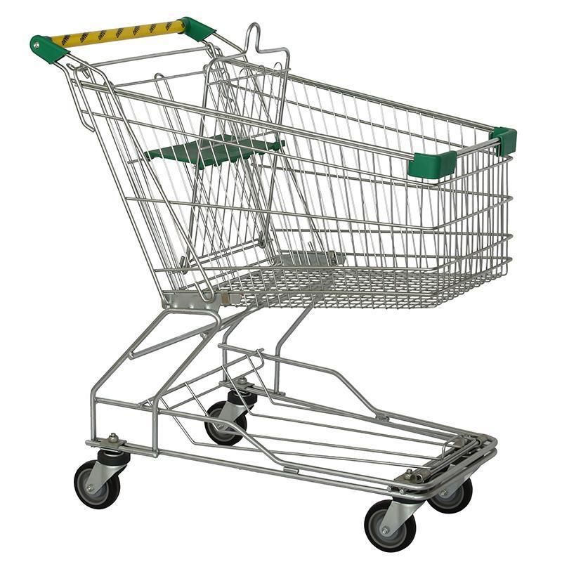 Supermarket Shopping Trolley Metal Store Shopping Cart