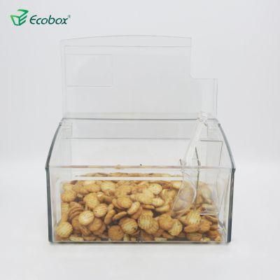 Acrylic Bulk Food Containers Cereal Storage Box for Supermarket