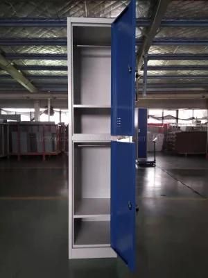 2 Tiers Coat/Uniform Metal Locker for Dormitory/Clubhouse/Team Room