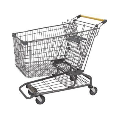 China Manufacturer Folding Shopping Trolley Cart with Chair