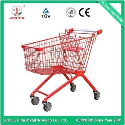 Metal Supermarket Shopping Cart with Ce Certificate