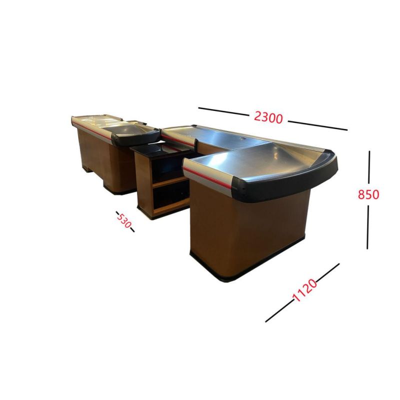 New Design Retail Convenience Supermarket Grocery Cashier Desk