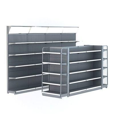 Heavy Duty Supermarket Rack Store Shelf Double-Sided Gondola for Shop