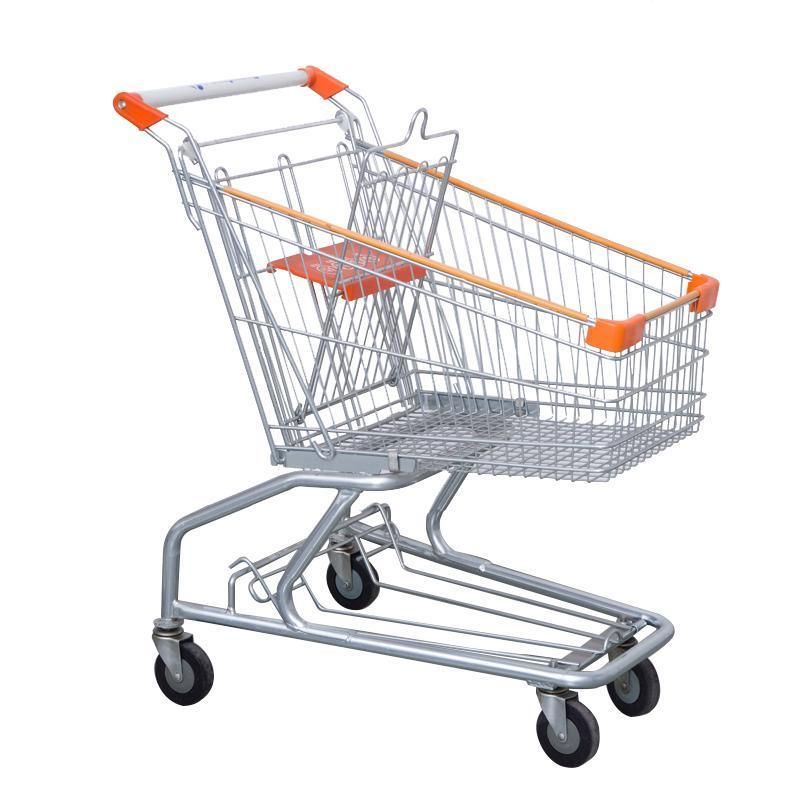 Supermarket High Quality Metal Shopping Trolley Grocery Shopping Carts