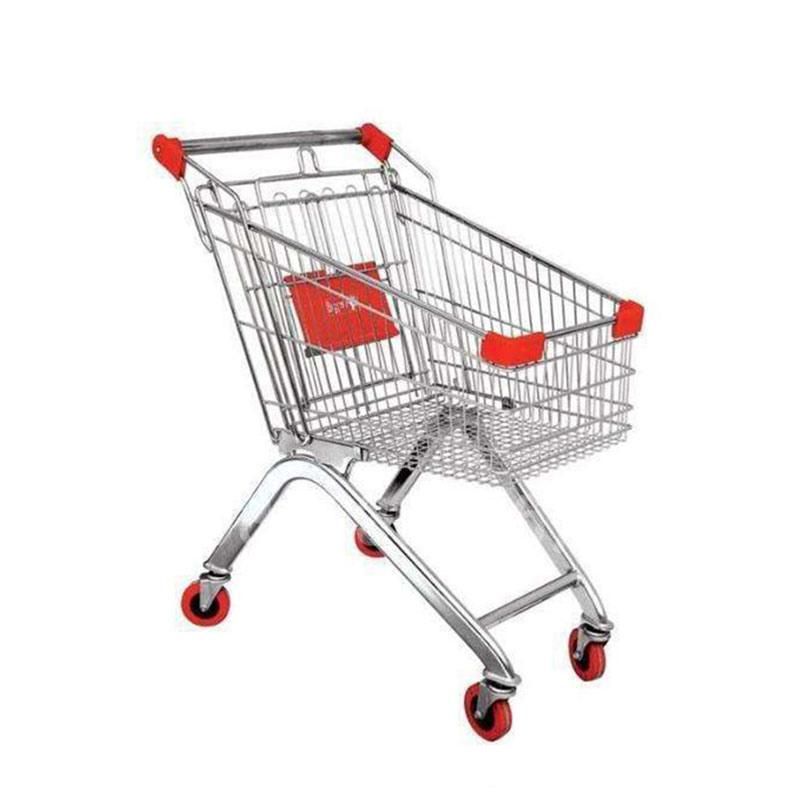 Custom Supermarket Metal Commercial Grocery Carts