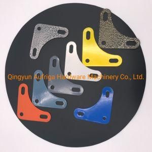 1mm Thick Iron Stamping Precise Slotted Angle Corner Flat Plat