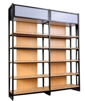 Modern Simple Metal Display Racks Supermarket Shelf