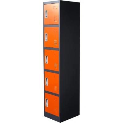 Good Quality 5 Door Metal Locker Cabinet /Custom Lockers