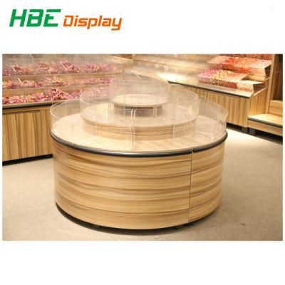 High Quality Supermarket Vegetables and Fruits Display Shelf