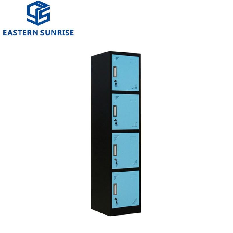 Hot Selling 4 Door Metal Locker Storage Locker Cabinet for Gym School Storage