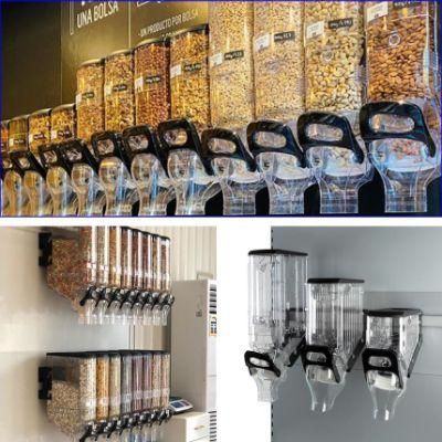 Fashion Plastic Dispensers Cereals Manufacturer Gravity Dispenser