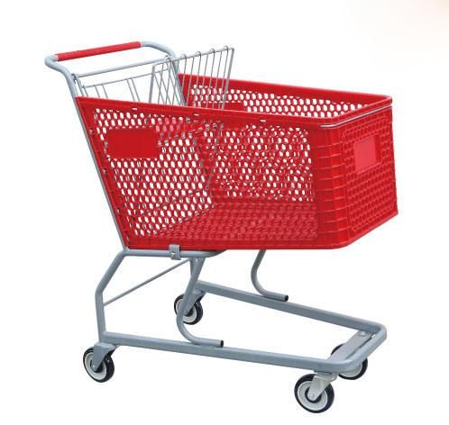 Plastic Shopping Carts with Ce Certification (JT-EP-180)