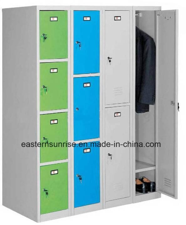 4 Door Tier Metal Steel Iron Wardrobe Locker