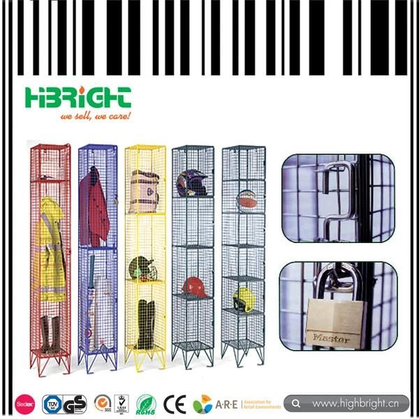 Colored Wire Mesh Storage Lockers UK Market